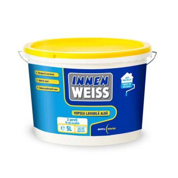 Vopsea superlavabila pentru interior Innenweiss 5 L