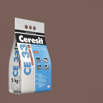 Chit de rosturi gresie si faianta Ceresit CE 33 Chocolate  5 Kg
