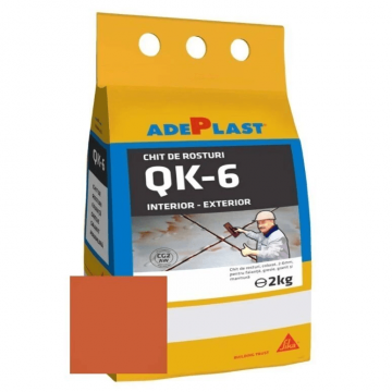Chit de rosturi gresie si faianta Adeplast Quarz caramiziu inchis  2 Kg