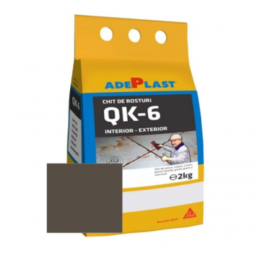Chit de rosturi gresie si faianta Adeplast Quarz gri inchis  5 Kg