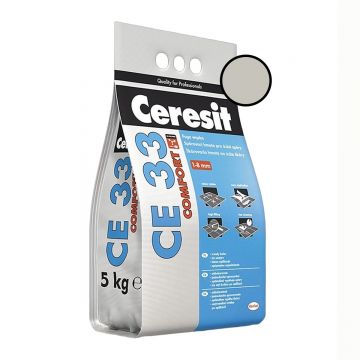 Chit de rosturi gresie si faianta Ceresit CE 33 Silver  5 Kg