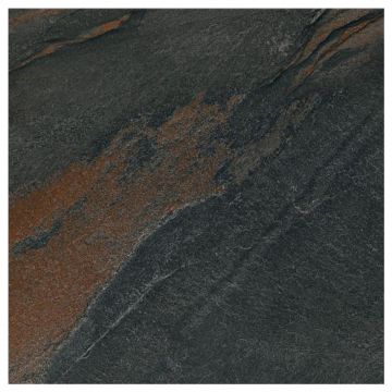 Gresie portelanata rectificata Slate Anthracite 60 x 60 sugar
