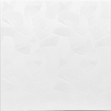 Tavan fals decorativ 08100 Alb  30 mp/bax  500 x 500 mm