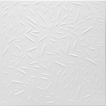 Tavan fals decorativ 0854 Alb 30mp/bax  500 x 500 mm