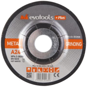 Disc Abraziv de Polizat PLUS 115 x 6 mm; 24 granulatie