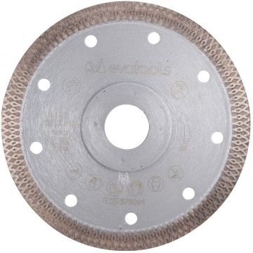 Disc Diamantat pentru Ceramica 115 x 1.5 mm, Evotools 678000