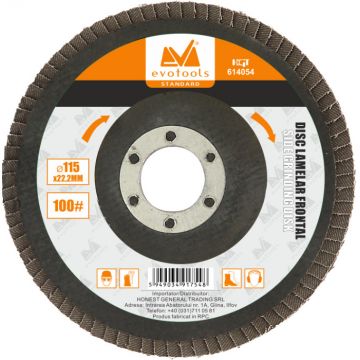 Disc Lamelar Frontal 115 mm; granulatie 60