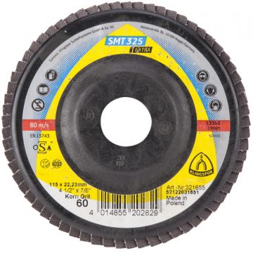 Disc Lamelar Frontal Klingspor 125 mm; 60 granulatie