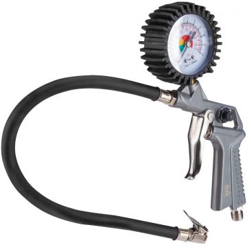 Pistol aer Cu Manometru Si Racord; Evotools 630044