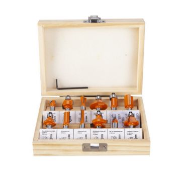 Set Freza Lemn 12 Buc 6 mm Evotools 681455