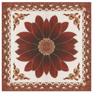 Gresie decor Baroque 1212VB15  120X120 (4 placi 60x60)  lucios