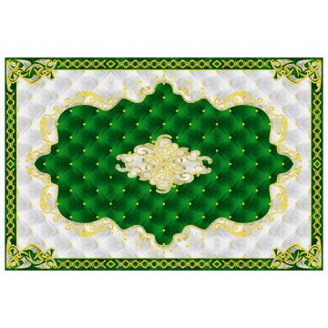 Gresie decor Baroque 493-3 Green  120 x 180 (6 placi 60x60)
