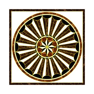 Gresie decor Baroque 7035  120X120 (4 placi 60x60)  lucioasa