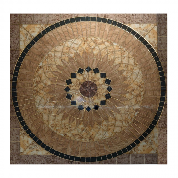 Gresie decor Baroque KCT-12008J  120X120 (4 placi 60x60)  lucioasa