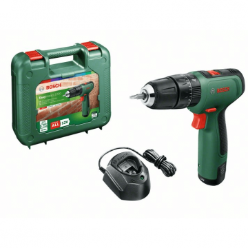 Masina de Gaurit si Insurubat cu Percutie 06039D3104  cu Acumulator 2x Trepte de Putere EasyImpact 1200 1500rpm Verde