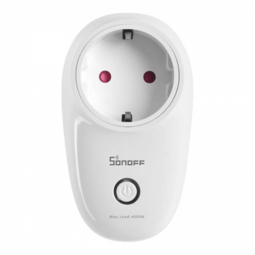 Priza Smart, control Wireless, 400W 16A, Sonoff S26R2TPF