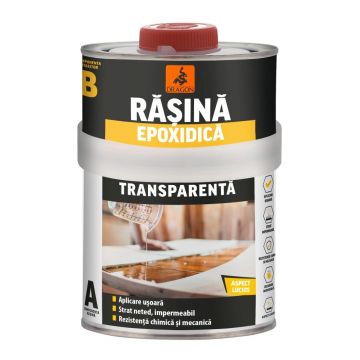 Rasina epoxidica Dragon, transparenta, interior/exterior, 0.75 kg