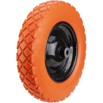 Roata Roaba Poliuretan Cu Janta Metalica 4.00-8, 102 mm, Evotools 679863