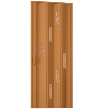 Usa plianta cu geam Aurora Niagara, PVC, decor cires, 203 x 85