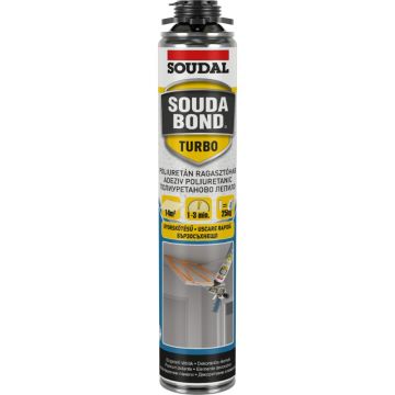 Adeziv poliuretanic Soudal Soudabond Turbo Gun, aplicare cu pistol, 750 ml