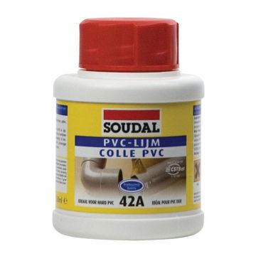 Adeziv PVC Soudal Rigid 42A, 250 ml