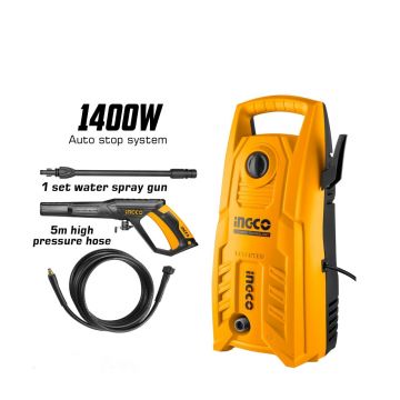 Aparat de Spalat cu Presiune turbojet 1400W 130bar, Ingco HPWR14008