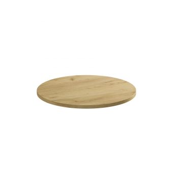 Blat masa furnir Gamet, stejar auriu, diametru 450 mm, grosime 18 mm