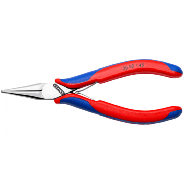 Cleste de precizie cu cioc lung plat, Knipex 35 52 145