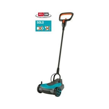 Mașină de tuns iarba fără fir GARDENA HandyMower 22/18V P4A solo (gri/turcoaz, fără baterie și încărcător POWER FOR ALL ALLIANCE)