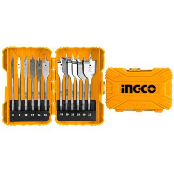 Set Burghie plate Fluture pentru lemn 12buc Ingco AKDL1201