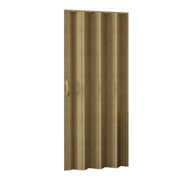 Usa plianta din PVC Accordion, decor stejar, 203 x 82 cm
