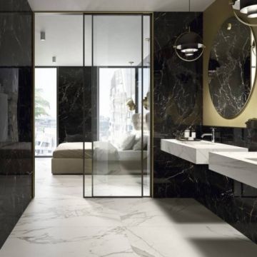 Gresie/Faianta Caesar Anima Nero Atlante 60x120 - Dimensiune 60x120 cm