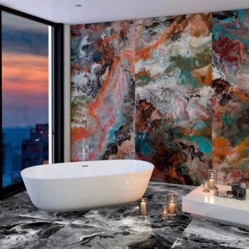 Gresie/Faianta Apavisa Fluid Multicolor - Dimensiune 90x90