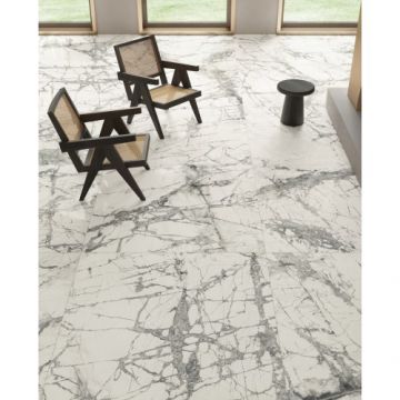 Gresie / Faianta Ariostea Ultra Marmi Imperial Grey - Dimensiune 120x120 cm