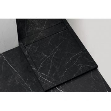 Gresie / Faianta Ariostea Ultra Marmi Nero Marquinia - Dimensiune 150x150