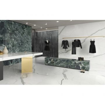 Gresie / Faianta Ariostea Ultra Marmi Statuario Altissimo - Dimensiune 120x120 cm