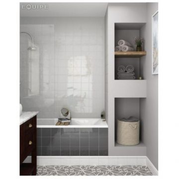 Faianta Equipe Evolution 15 x 15 cm - Culoare gris oscuro evolution