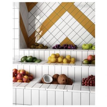 Faianta Equipe Evolution 7.5 x 15 cm - Culoare blanco evolution
