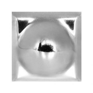 Decor Carat C-CAP02 argintiu - Dunin, 2x2cm