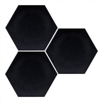 Faianta Apavisa Intuition Hexagon 25x29 cm - Culoare Black