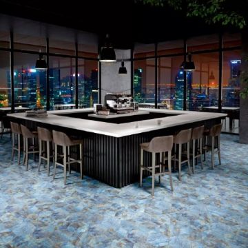 Gresie/Faianta Apavisa Alchemy 7.0 Blue Hexagon, 25x29 cm, mat - Dimensiune 25x29