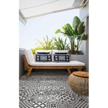 Gresie/Faianta Ragno Contrasti Decoro Mix Antracite Mat 20x20 - Dimensiune 20x20 cm