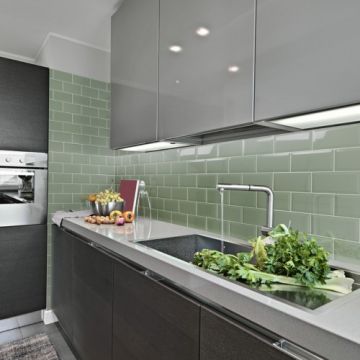 Faianta Fabresa Bevelled Verde Biselado BX 10x20 cm - Dimensiune 10x20