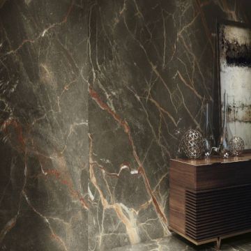 Gresie / Faianta Baldocer Riscal Brown Pulido, lucioasa - Dimensiune 120x260 cm