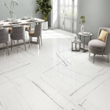 Gresie / Faianta Baldocer Titanium White Pulido, lucioasa - Dimensiune 120x120 cm
