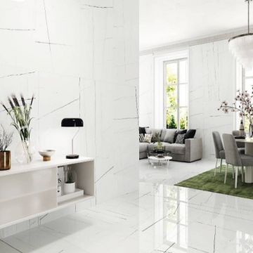 Gresie / Faianta Baldocer Titanium White Pulido, lucioasa - Dimensiune 80x160