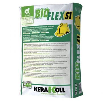 Adeziv Kerakoll bioflex C2TE S1 alb, 25 kg