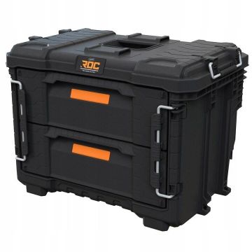 Cutie XL  2 Sertare    PRO GEAR Negru