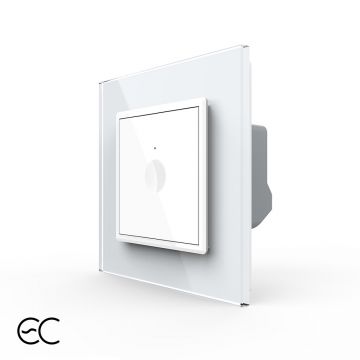 Intrerupator Simplu cu Touch LIVOLO cu Rama din Sticla – Protocol ZigBee EC