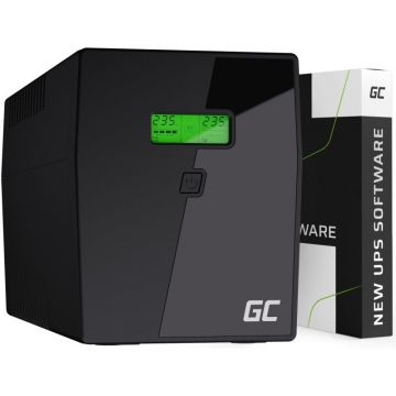 UPS Line Interactive UPS09 Display LCD 2000VA 1400W Negru